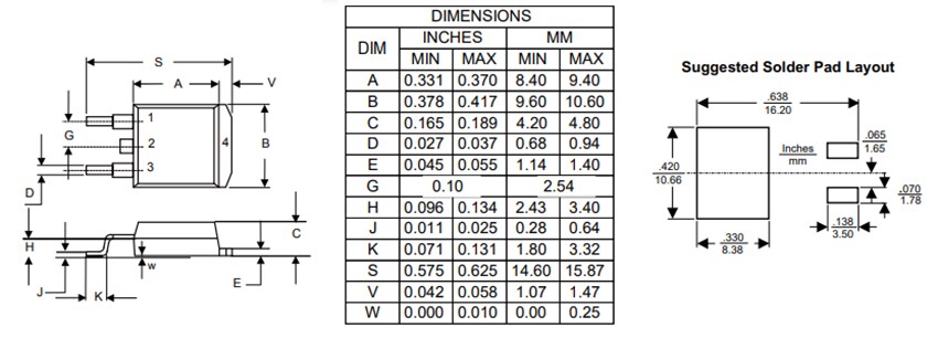 Micro Commercial Components (MCC) MCB70N15YHE3 AEC-Q101 Qualified N-Channel MOSFET